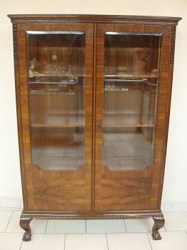 Display Cabinet - walnut wood - 1930
