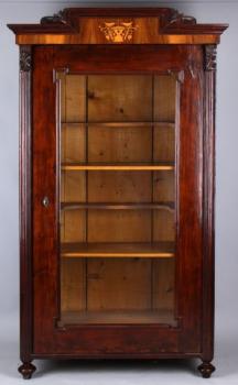 Display Cabinet - solid wood, spruce wood - 1870